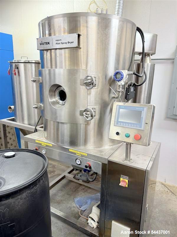 Used Vivtek PSD-P5 Pilot Spray Dryer – Food-Grade Powder Production System with Dust Collection (2023)