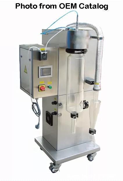 Used Triowin Lab Spray Dryer, Model SD-1500, 1500 ml per hour capacity