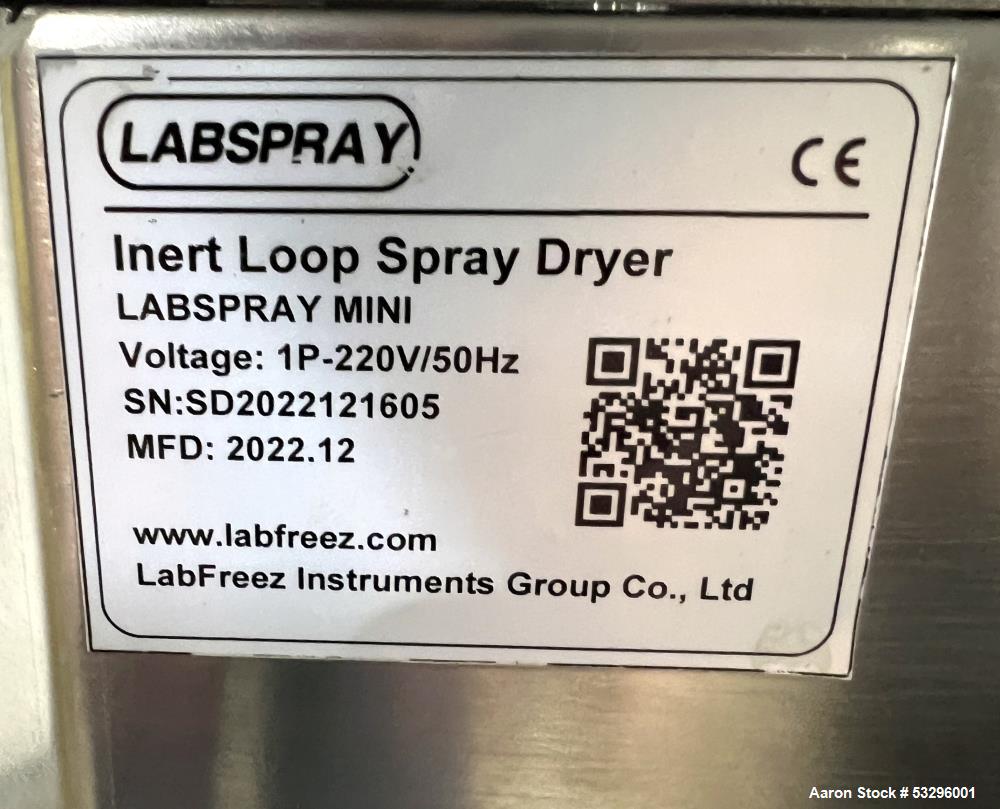 Labfreez / Labspray Mini Inert Loop Spray Dryer