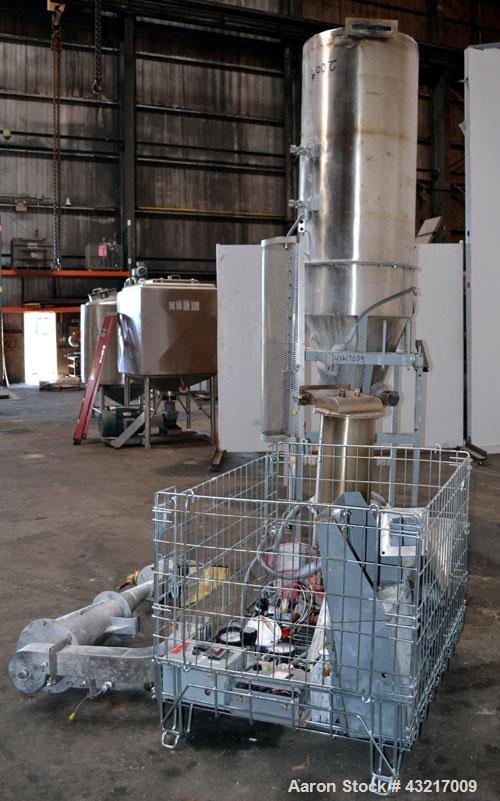 Used Stork-Bowen Engineering #1 Tower Spray Dryer, 316 Stainless Steel. 30” Diameter x 72" straight side x 37" coned bottom. Approximate evaporation rate from 15 to 80 pounds an hour (7 to 36 kg/hr) ...