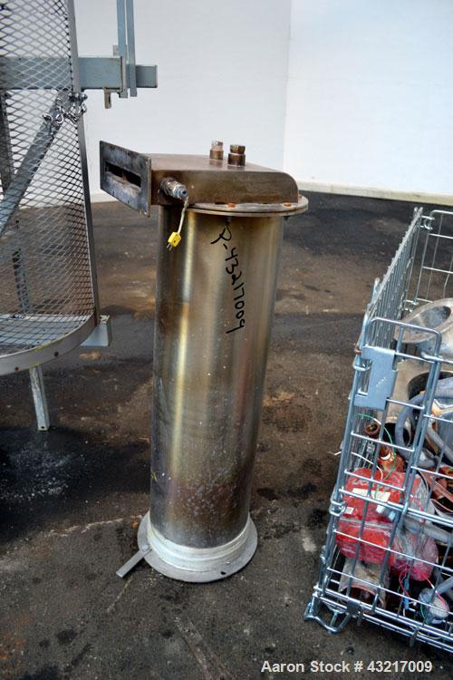 Used Stork-Bowen Engineering #1 Tower Spray Dryer, 316 Stainless Steel. 30” Diameter x 72" straight side x 37" coned bottom. Approximate evaporation rate from 15 to 80 pounds an hour (7 to 36 kg/hr) ...