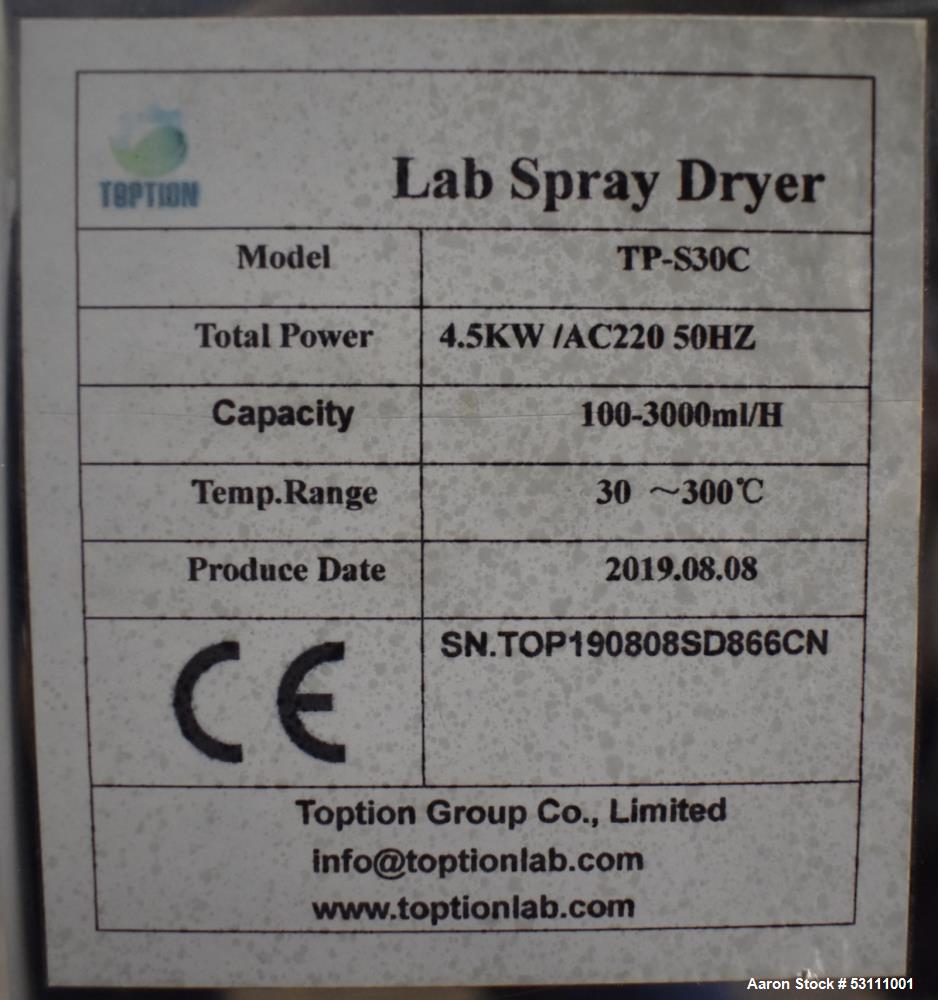 Toption Lab 3L Powder Spray Dryer