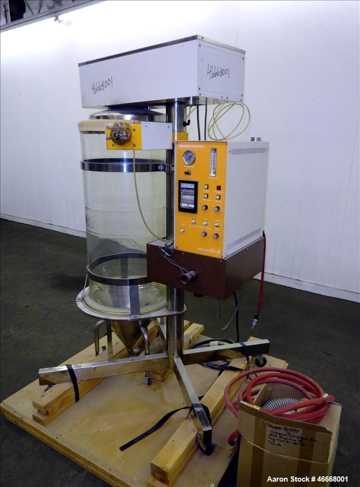 Used Yamato Laboratory Spray Dryer, Model DL-41.
