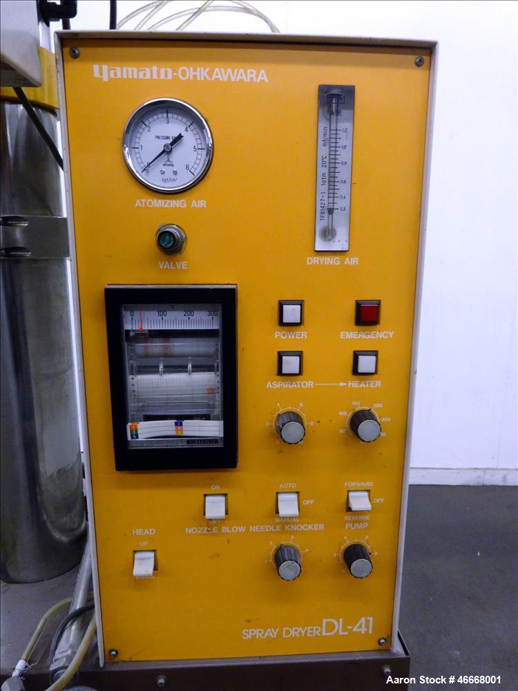 Used Yamato Laboratory Spray Dryer, Model DL-41.