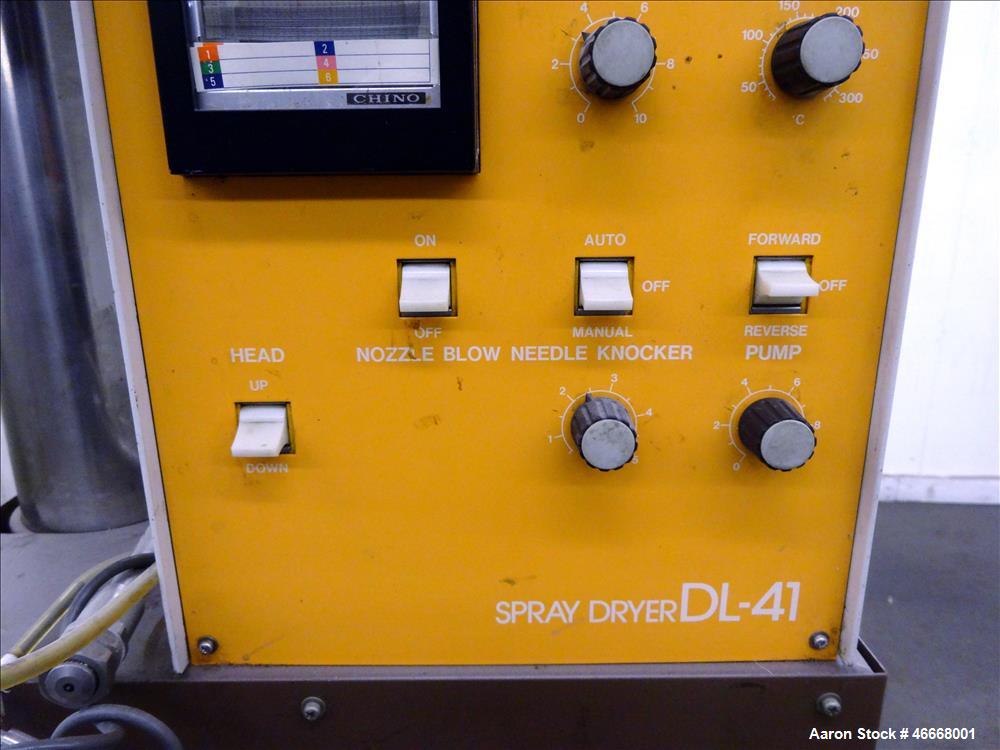 Used Yamato Laboratory Spray Dryer, Model DL-41.