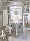 Used- APV Spray Dryer, Model PSD 52. Stainless steel contact parts. Water evaporation rate, max: 10 kg/h. Drying air rate, m...