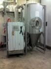 Used-Anhydro MicraSpray Model 400 Spray Dryer System, Stainless Steel.Includes feed pump, feed tank, water tank and feed pip...