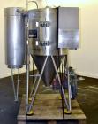 Used- Bowen Engineering Electrically Heated Laboratory Spray Dryer, Model BLSA, 316 Stainless Steel. 30” Diameter x 28-1/2