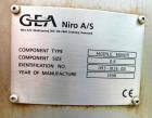 Used GEA Niro Mobile Minor 2000 Spray Dryer – Model G – 316L Stainless Steel – Food Grade Laboratory Spray Dryer