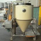 Used Niro Atomizer Mobile Minor Spray Dryer, 316 Stainless Steel. Approximately 1 to 7 kilograms an hour (2.2 to 15.4 pounds) water evaporation capacity. Electrically heated chamber 32