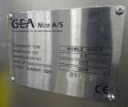 Used GEA Niro Mobile Minor Spray Dryer, Model 2000, 316 Stainless Steel.