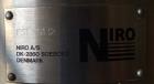 Used Niro Production Minor Spray Dryer, Size: 1.2 meter x .8 meter (3.94' diameter x 31.5