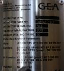 Used- GEA Niro Spray Dryer, Model SD6.3R, 316 Stainless steel interior, 304 stai