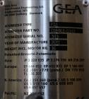 Used GEA Niro Spray Dryer, Model SD6.3R, 316 Stainless steel interior, 304 stai