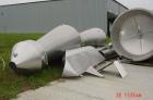 Used Niro spray tower/spray dryer. 23' diameter x 41' tall, 304 stainless steel construction. Main chamber is double walled and insulated. Unit has a fluid bed unit with three steam coil heater units...