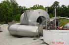 Used Niro spray tower/spray dryer. 23' diameter x 41' tall, 304 stainless steel construction. Main chamber is double walled and insulated. Unit has a fluid bed unit with three steam coil heater units...
