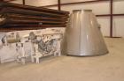 Used Niro spray tower/spray dryer. 23' diameter x 41' tall, 304 stainless steel construction. Main chamber is double walled and insulated. Unit has a fluid bed unit with three steam coil heater units...