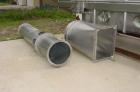 Used Niro spray tower/spray dryer. 23' diameter x 41' tall, 304 stainless steel construction. Main chamber is double walled and insulated. Unit has a fluid bed unit with three steam coil heater units...