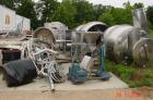 Used Niro spray tower/spray dryer. 23' diameter x 41' tall, 304 stainless steel construction. Main chamber is double walled and insulated. Unit has a fluid bed unit with three steam coil heater units...