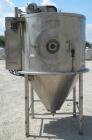 Used Niro Versitile Utility Spray Dryer, 304 stainless steel. Up to 10 to 25 kilograms an hour (22-55#) evaporation capacity. Electrically heated chamber 48