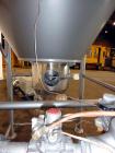 Used Niro Versatile Utility Spray Dryer, 316 Stainless Steel. Up to 10 to 15 kilograms an hour (22 to 33 pounds) evaporation capacity. Gas fired air heated chamber 48