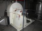 Used Niro Spray Tower Dryer. Originally designed for 12,500 pounds / hour of water evaporation. The dryer capacity was increased to 15,000 pounds / hour at 65,000 SCFM of air flow.  The Dryer is constructed of 316 L Stainless Steel. The dryer is a Standard Tall Form Dryer equipped with an integral static Fluid Bed Dryer and external Vibratory Fluid Bed Cooler. Both beds have heaters and the VFB also had a Cooler. The Dryer was equipped with fines return and agglomeration capabilities as an opti