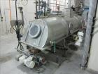 Used Niro Spray Tower Dryer. Originally designed for 12,500 pounds / hour of water evaporation. The dryer capacity was increased to 15,000 pounds / hour at 65,000 SCFM of air flow.  The Dryer is constructed of 316 L Stainless Steel. The dryer is a Standard Tall Form Dryer equipped with an integral static Fluid Bed Dryer and external Vibratory Fluid Bed Cooler. Both beds have heaters and the VFB also had a Cooler. The Dryer was equipped with fines return and agglomeration capabilities as an opti