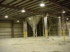 USED: Sacmi spray dryer, model ATM 36. Approximately 14' diameter x20' high with 10' cone. Still installed inside. Year 1999.