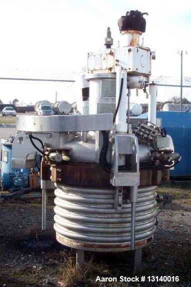 Used- 3V Inc Cogeim Agitated Jacketed Vacuum Hastelloy Pan Dryer