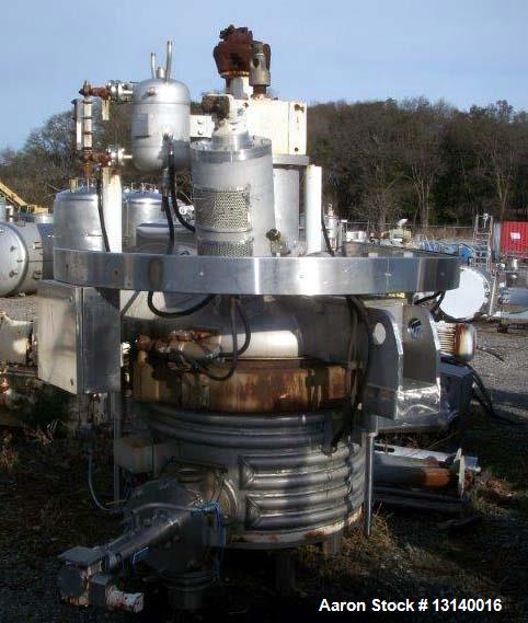 Used- 3V Inc Cogeim Agitated Jacketed Vacuum Hastelloy Pan Dryer