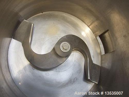 Used Guedu 12 NO/PO Mixer/Dryer. 10 liters (2.5 gallons) working capacity, made of stainless steel, double envelope heating, pan diameter 275 mm (11").