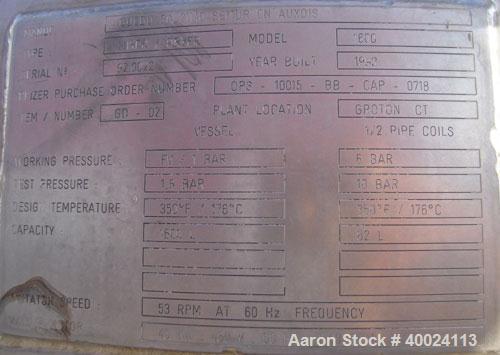 Used 1600 Liter Guedu Mixer/Dryer
