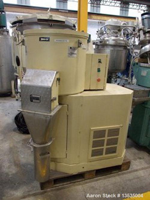 Used Guedu 175 LE_PO  mixer/dryer, 140 liters (37 gallons) working capacity, 5,6 kW (7.5 hp) motor, made of stainless steel.