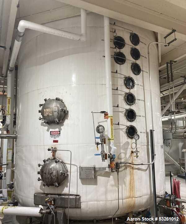 Used 316L Stainless Steel Vacuum Pan with 1,796.7 Sq. Ft. Heating Surface – Silver Engineering Works Steam Calandria System