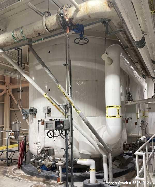 Used 316L Stainless Steel Vacuum Pan with 1,796.7 Sq. Ft. Heating Surface – Silver Engineering Works Steam Calandria System
