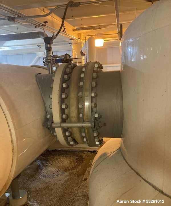 Used 316L Stainless Steel Vacuum Pan with 1,796.7 Sq. Ft. Heating Surface – Silver Engineering Works Steam Calandria System