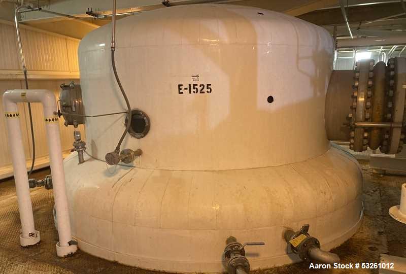 Used 316L Stainless Steel Vacuum Pan with 1,796.7 Sq. Ft. Heating Surface – Silver Engineering Works Steam Calandria System