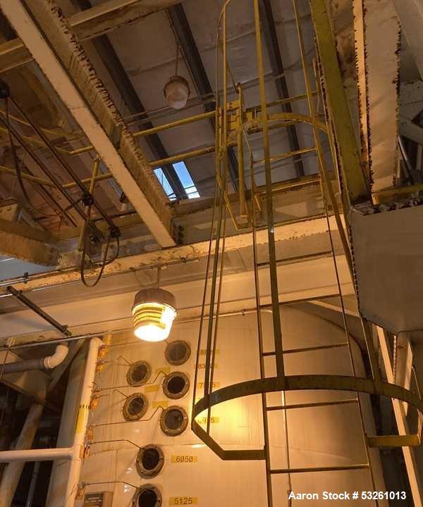 High-Capacity Steam Calandria Vacuum Evaporator – 1,060 Cu. Ft. Strike Capacity, 316L Stainless Steel