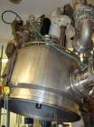 Used Comber TurboDry Agitated Vacuum Pan Dryer, Model TD300, Hastelloy. Approximately 300 litre capacity. Internal rated full vacuum design pressure at 125 deg C (257 F). Sainless steel external jack...