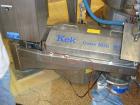 Used Comber TurboDry Agitated Vacuum Pan Dryer, Model TD300, Hastelloy. Approximately 300 litre capacity. Internal rated full vacuum design pressure at 125 deg C (257 F). Sainless steel external jack...
