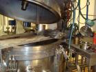 Used Comber TurboDry Agitated Vacuum Pan Dryer, Model TD300, Hastelloy. Approximately 300 litre capacity. Internal rated full vacuum design pressure at 125 deg C (257 F). Sainless steel external jack...