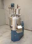 Used-Guedu 90 NO/PO Mixer/Dryer, stainless steel, 23.8 gallons (90 liters) total capacity, jacketed, 10 hp, 50 hz drive.  In...