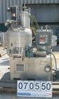 USED: Guedu pan dryer, model GD-100, 316L stainless steel product contact areas. Nominal capacity 104 liters (3.7 cu ft). Vessel 21-5/8