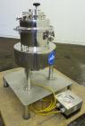 Used Sweco Pharmasep Lab Filter Dryer, Model PH12, 316 Stainless Steel. Sanitary design. Batch capacity dry solids bases 0.9 to 6.5 pounds, pressure rating 30 psi, product screen nominal diameter are...