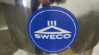 Used Sweco Pharmasep Lab Filter Dryer, Model PH12, 316 Stainless Steel. Sanitary design. Batch capacity dry solids bases 0.9 to 6.5 pounds, pressure rating 30 psi, product screen nominal diameter are...