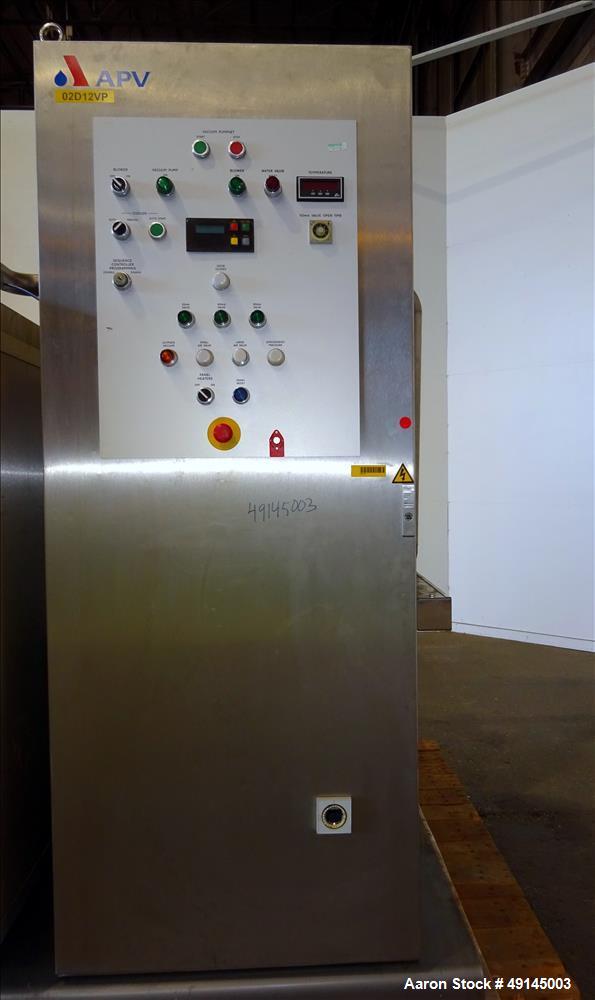 Used- APV Vacuum Cooler, Model Vacuum Cooler, 304 Stainless Steel.