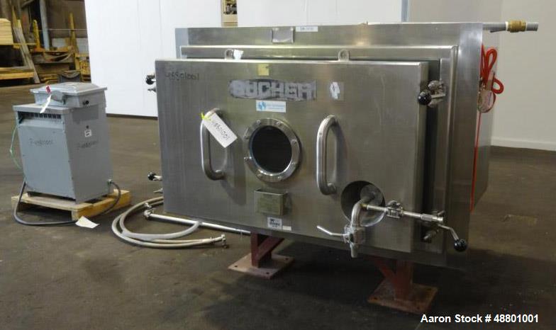 Used Bucher Guyer Vacuum Shelf Dryer, Type VTS E1 3m2