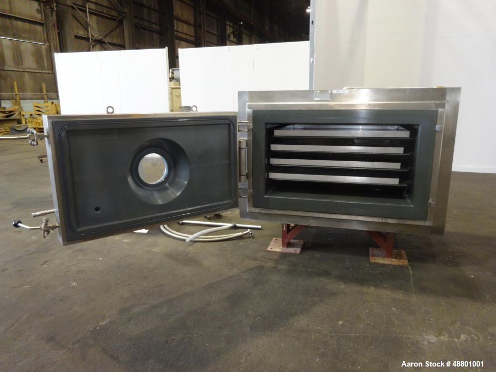 Used Bucher Guyer Vacuum Shelf Dryer, Type VTS E1 3m2