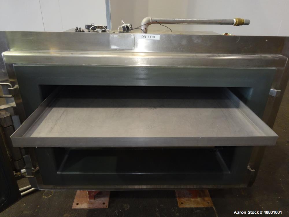 Used Bucher Guyer Vacuum Shelf Dryer, Type VTS E1 3m2