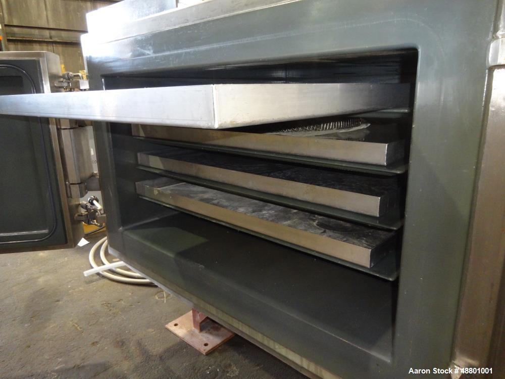 Used- Bucher Guyer Vacuum Shelf Dryer, Type VTS E1 3m2